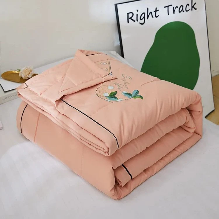 夏凉被空调被可机洗单人学生薄款夏被双人纯色凉感夏被薄荷被