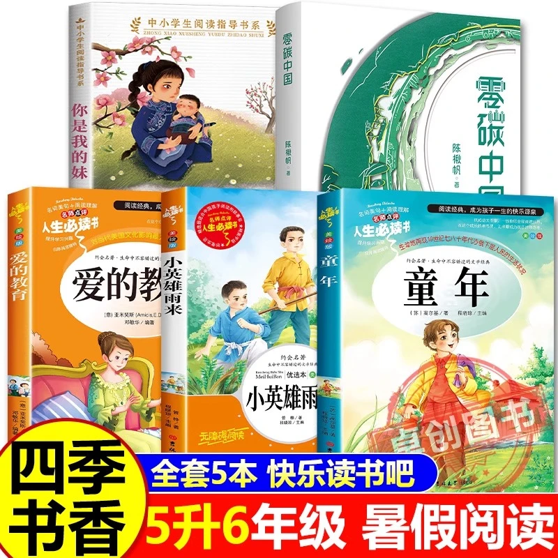 2025暑假五升六阅读 书香共读 全套5册 你是我的妹 零碳中国