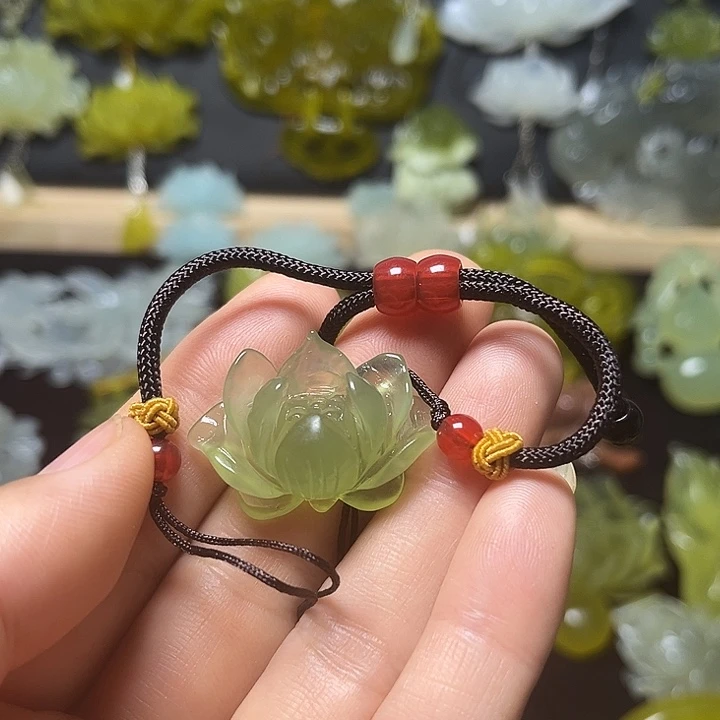 闹***妈未镶嵌蛇纹石玉发饰