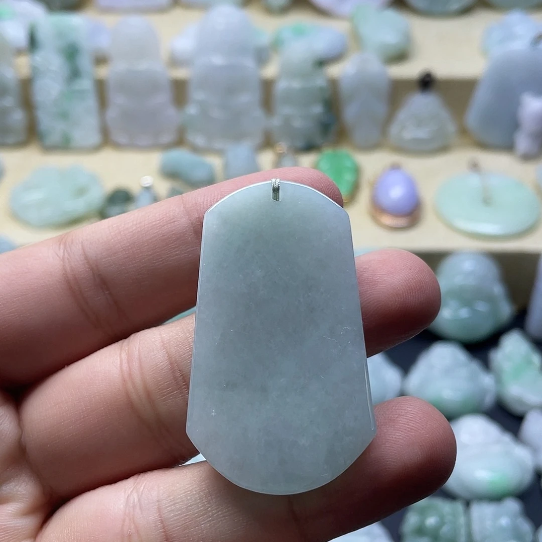 颈饰未镶嵌翡翠纯天然翡翠