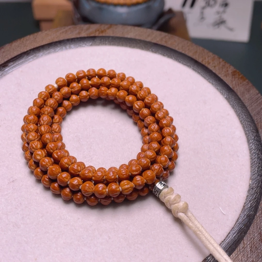 柏香籽/百香籽吊坠莲花金豆