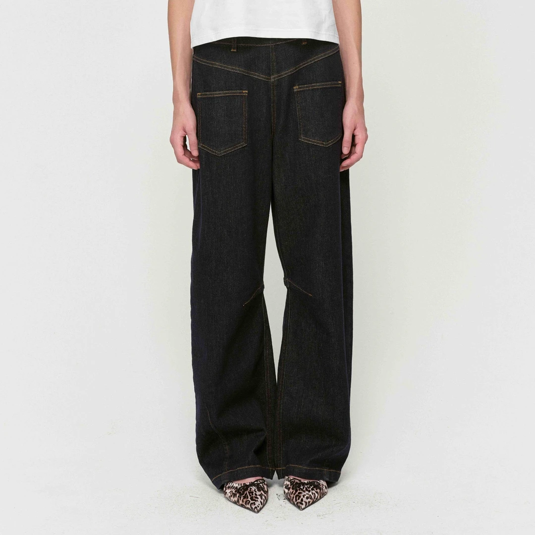 KAJO25AW前口袋休闲牛仔弯刀裤012
