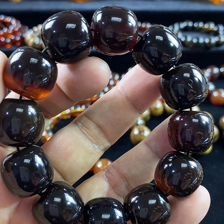 琥珀未镶嵌吊坠(不含链)一一