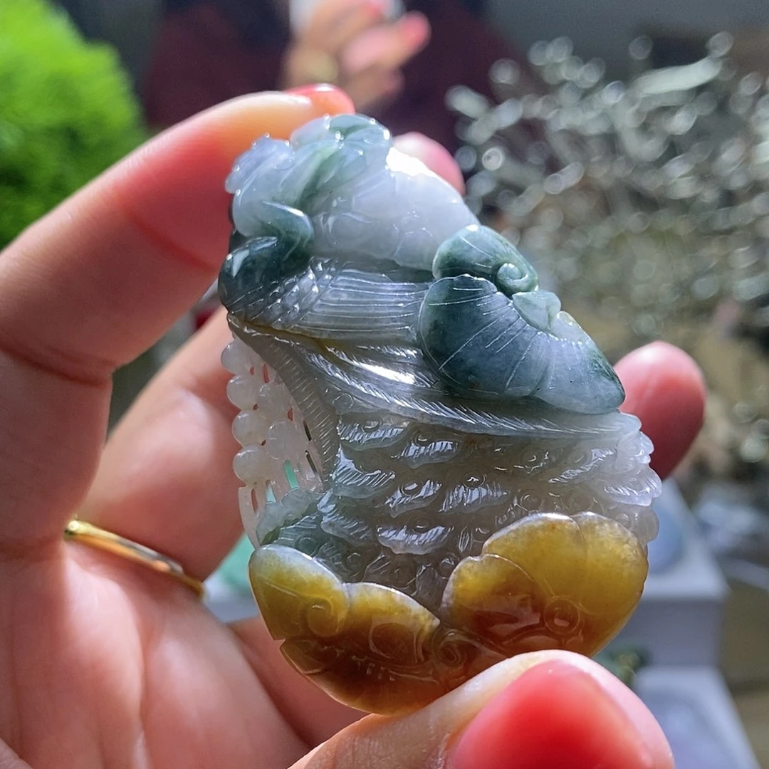 【闪购商品】翡翠颈饰未镶嵌凤凰