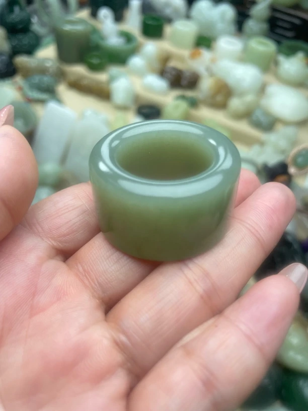 和田玉老坑山料大扳指