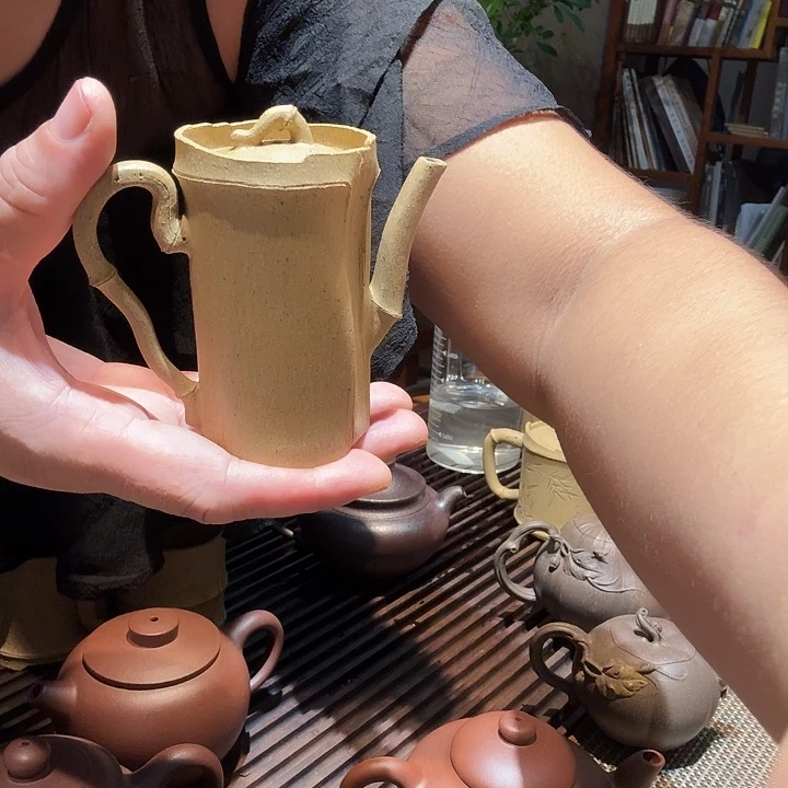 茶壶紫砂竹节紫砂壶
