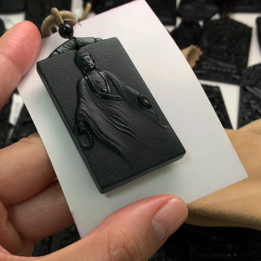 添***)天然a货钢琴黑挂件