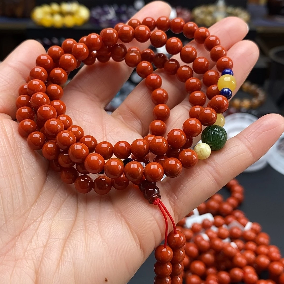 南红玛瑙手链未镶嵌