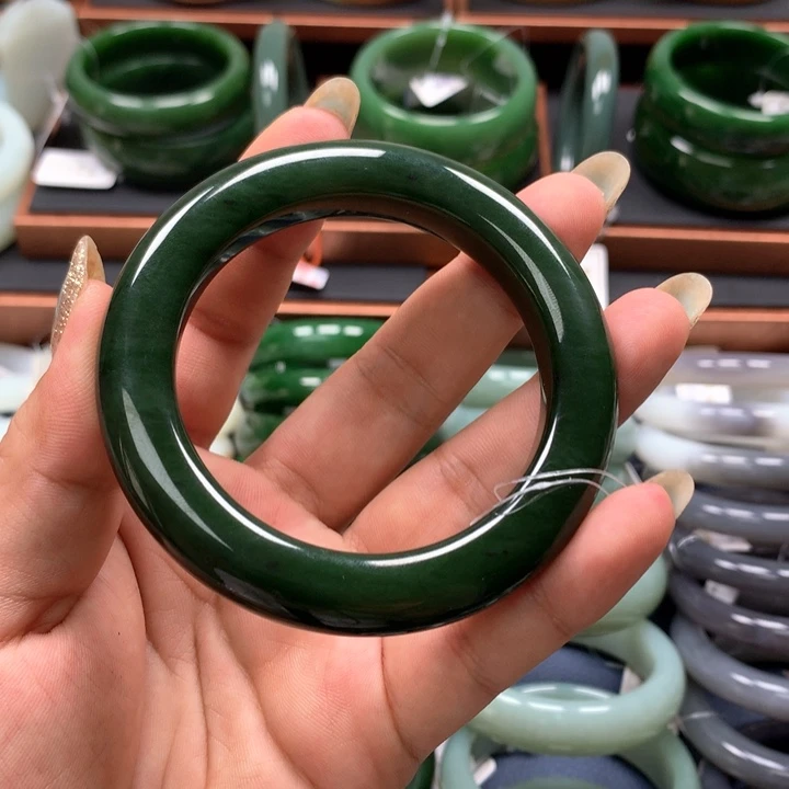 【闪购商品】和田玉（碧玉）手镯未镶嵌