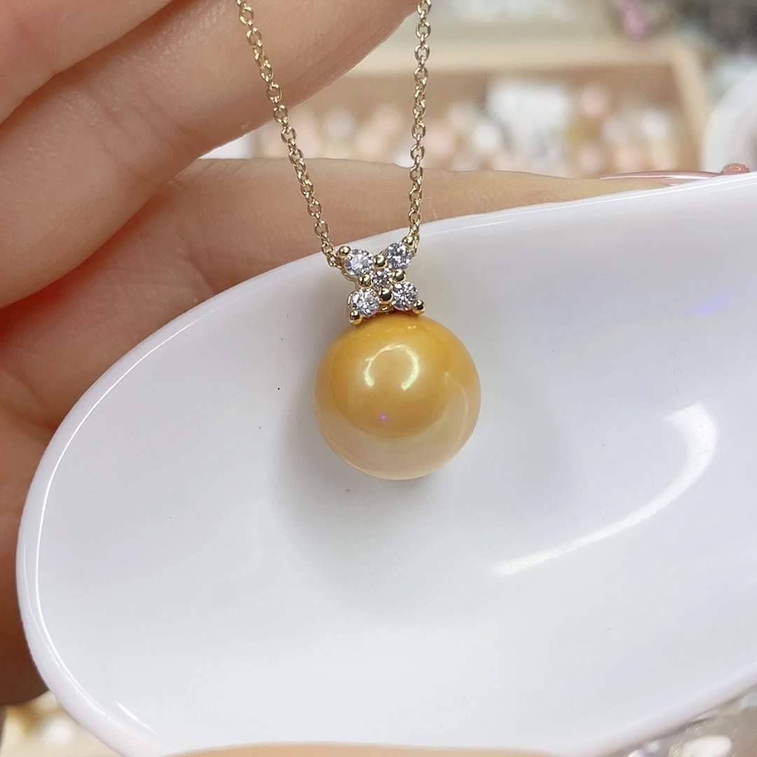 淡水珍珠未镶嵌吊坠(赠链)