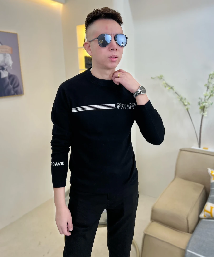 8005男士XD高端专柜定制设计圆领羊毛衫