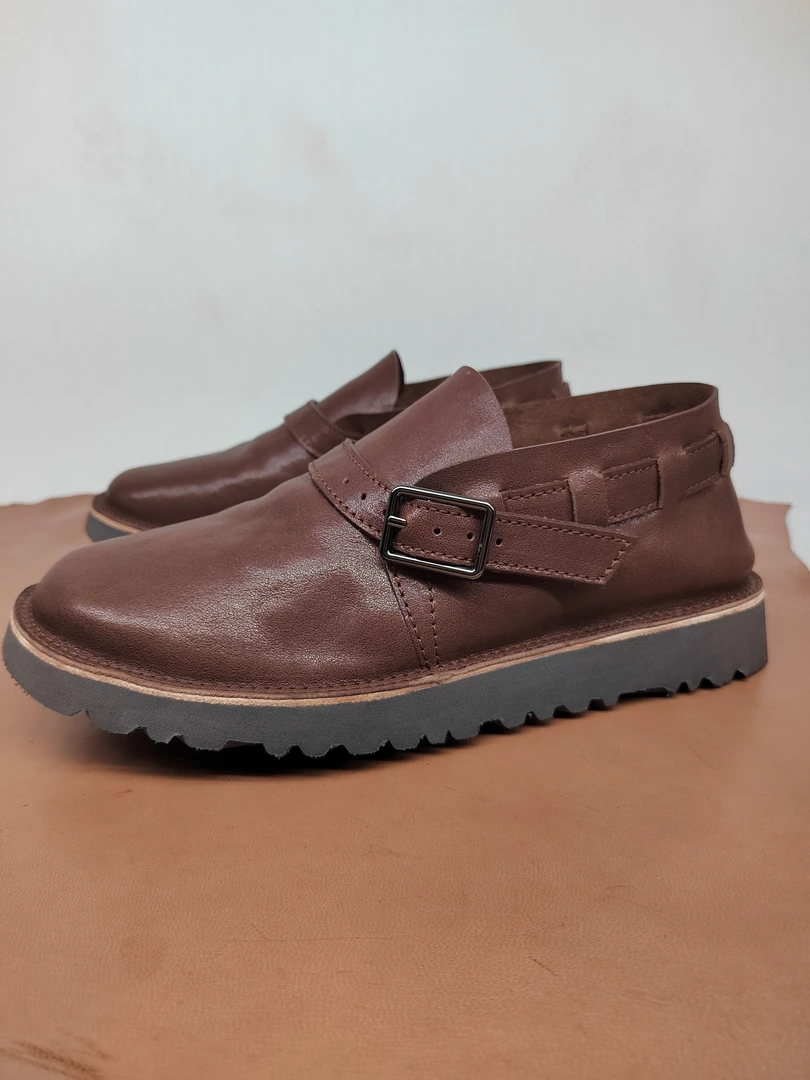 一脚蹬深口休闲秋冬宽头男女款厚底勃肯舒适时尚百搭桑坡勃肯鞋