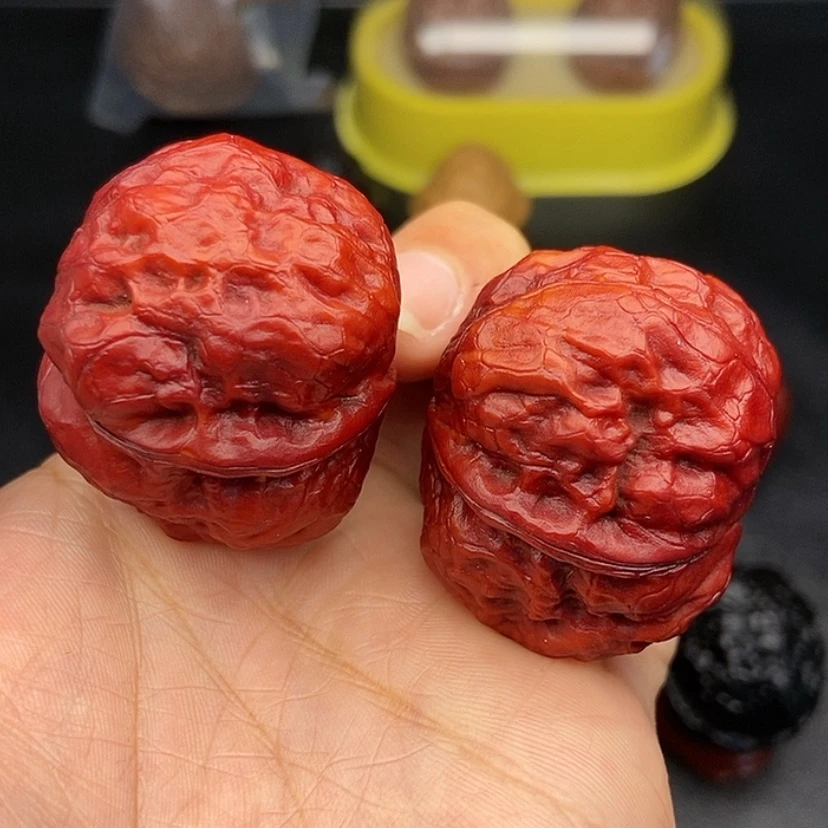 【闪购商品】把件文玩核桃39尺方尊妖蟾