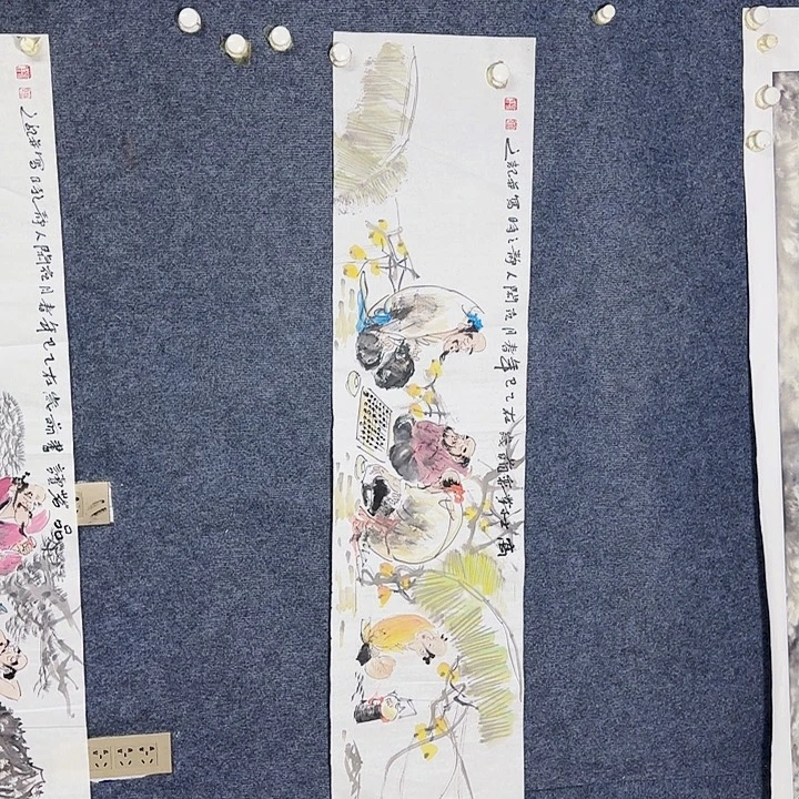 国画国画人物作品