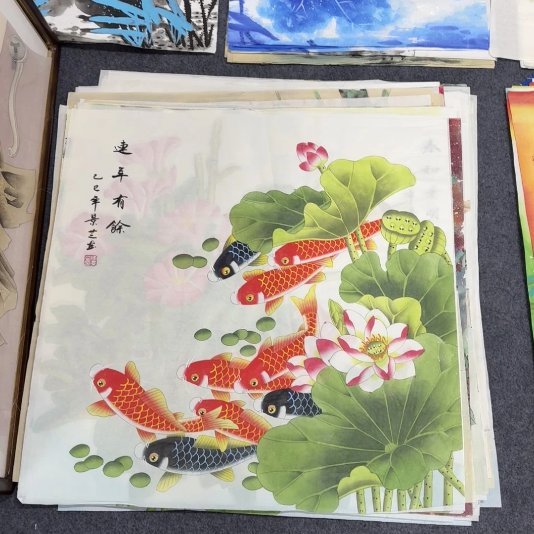国画68×68工笔手绘画画画
