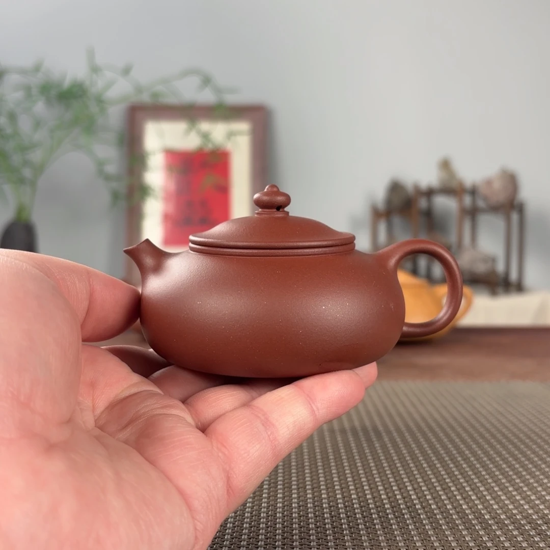 窗***茶壶紫砂微瑕黄龙山原矿紫砂壶