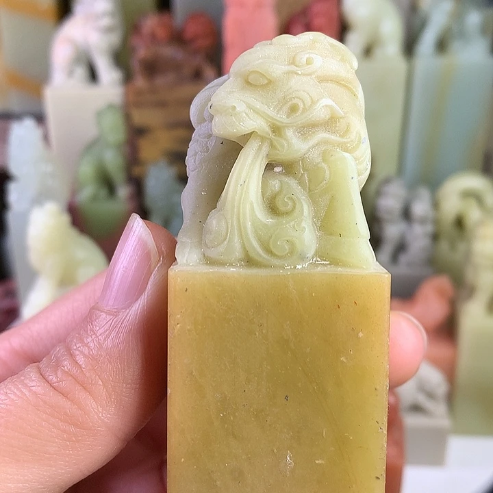 青田石风**野青田石印章