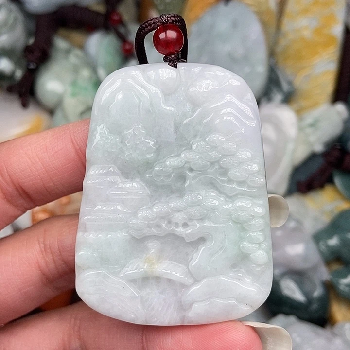 颈饰未镶嵌翡翠翡翠