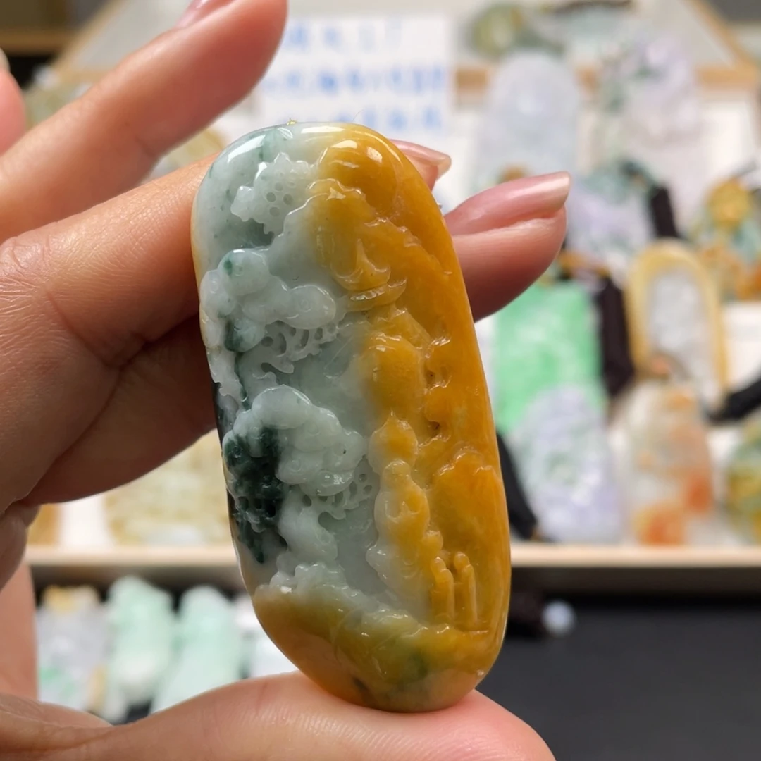翡翠吊坠(不含链)未镶嵌