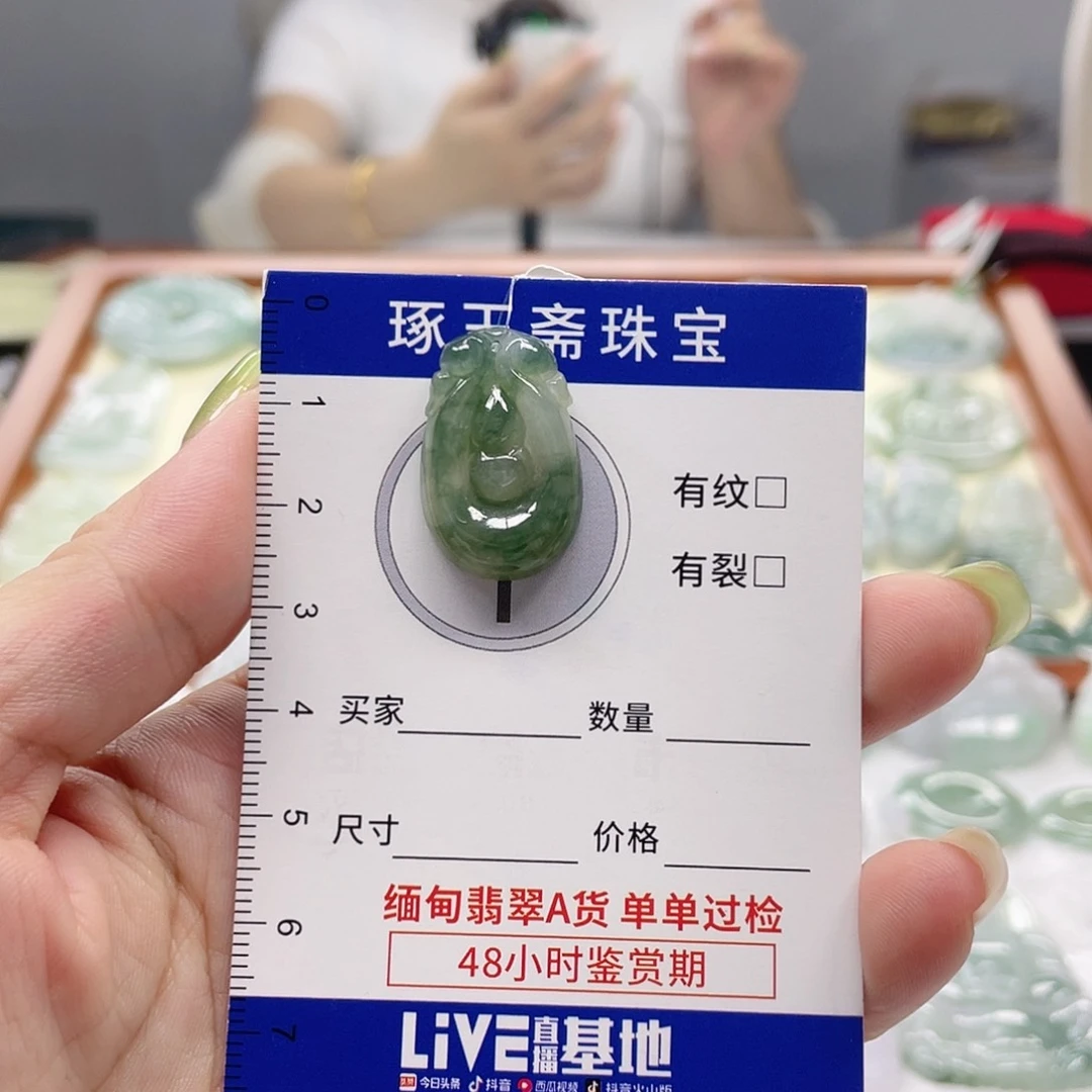颈饰未镶嵌翡翠如意