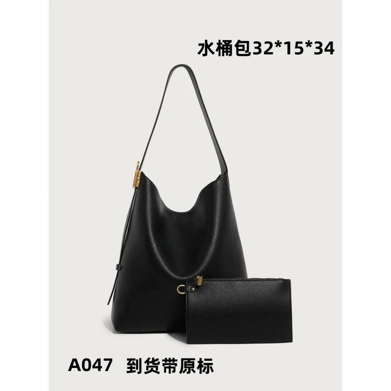 A047 25款水桶包 34cm【里外标全对】现货礼盒发货单肩包