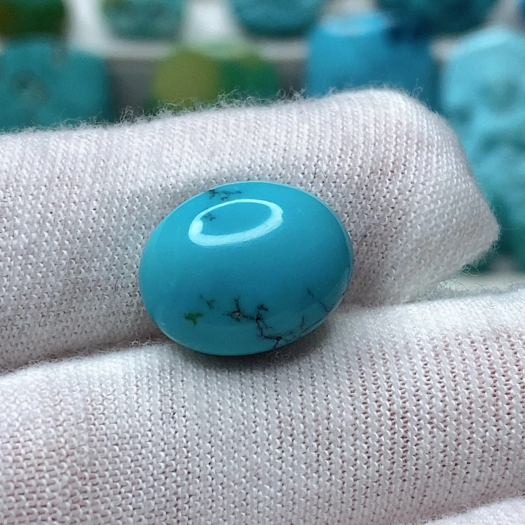 绿松石未镶嵌天然原矿 地大质检