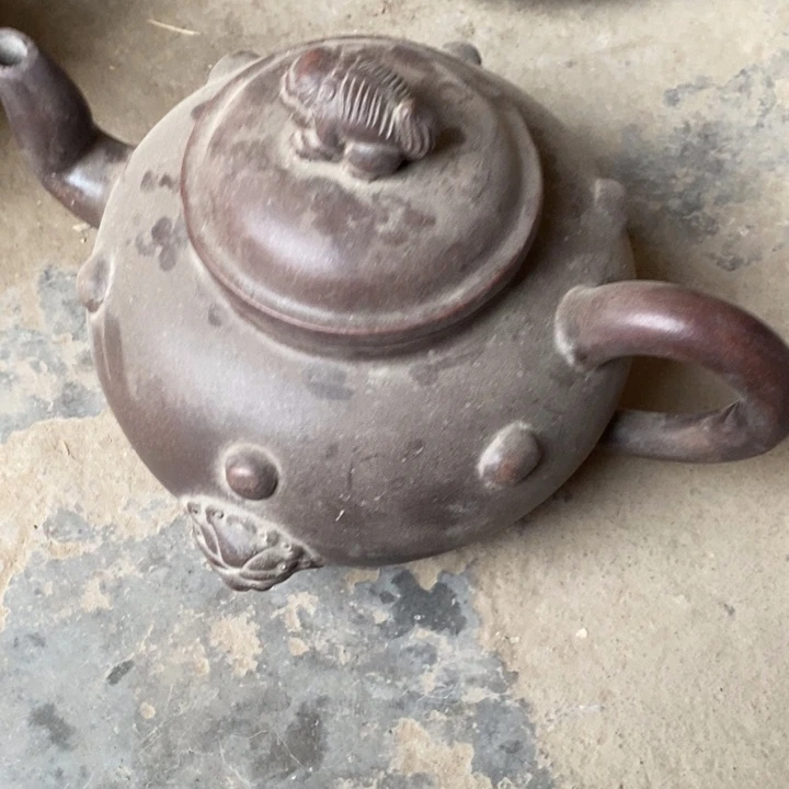 紫砂茶叶罐覃*锦瓷器工艺品摆件工艺品瓷器