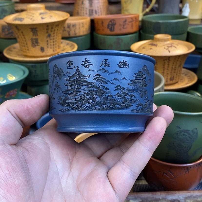 【闪购商品】紫砂杯子宜兴全手工紫砂杯