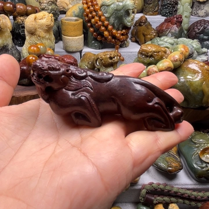 a***得岫岩河磨玉（透闪石质玉）未镶嵌把件