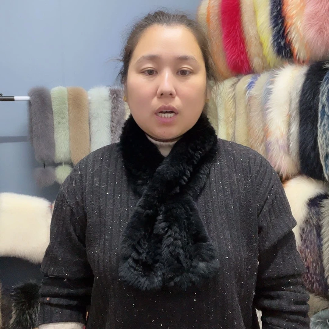 【闪购商品】獭兔毛带子款