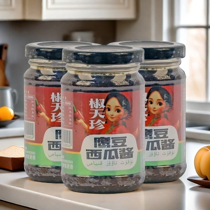 鹰豆西瓜酱黄豆酱辣椒酱香辣下饭酱火锅蘸酱拌饭炒菜厨房调味酱
