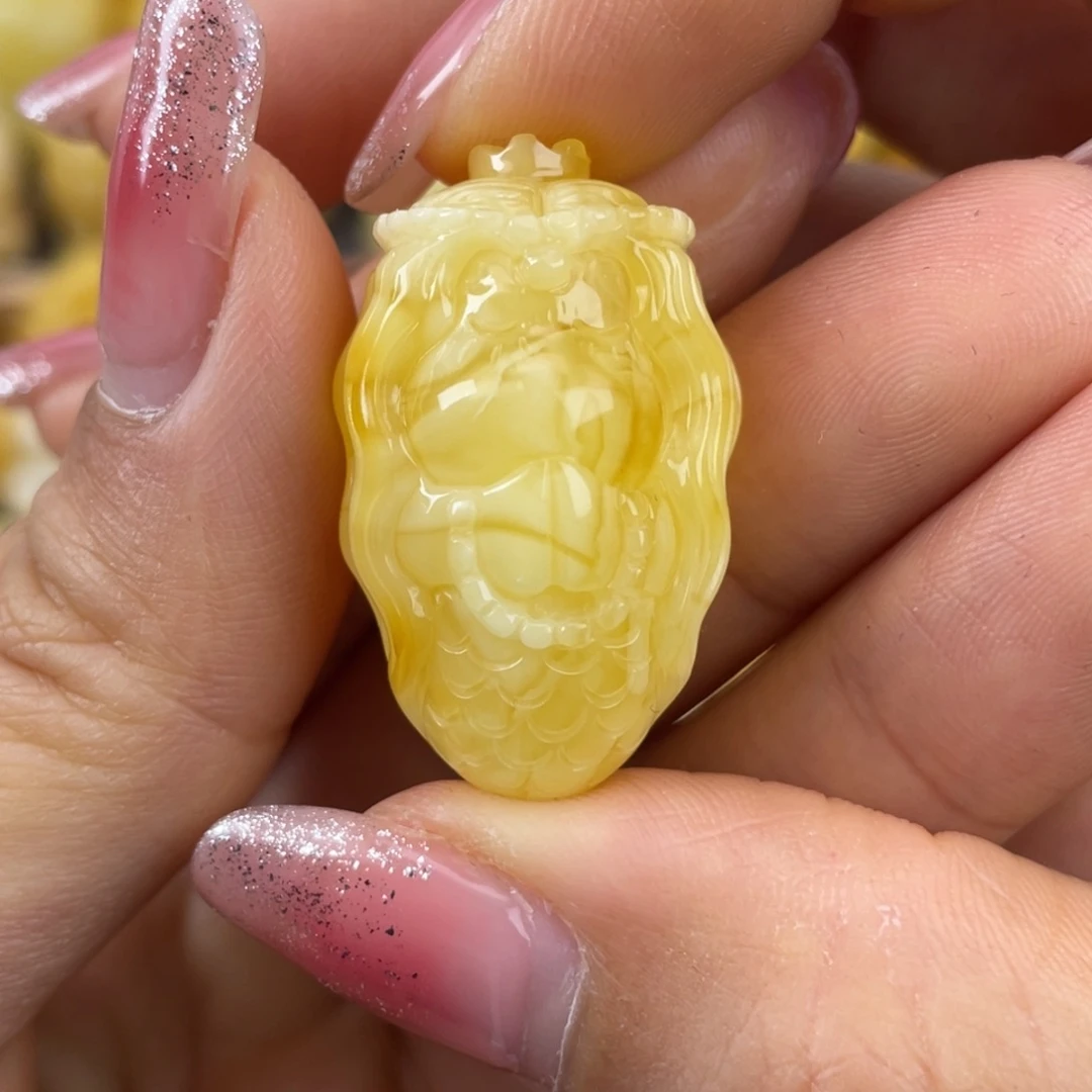 琥珀裸石未镶嵌蜜蜡