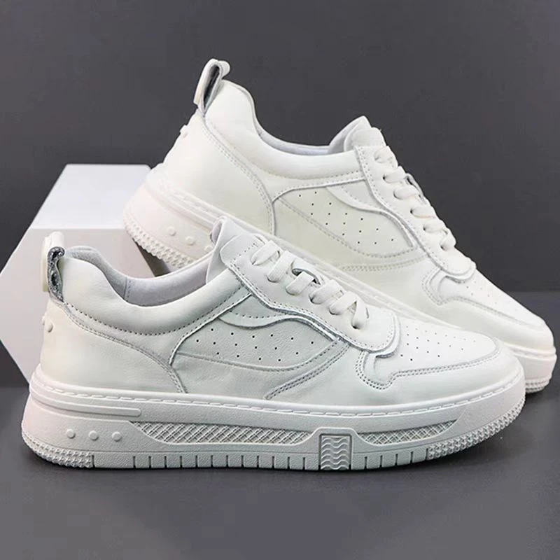 [谢亚平专属]23009男女小白鞋新款百搭时尚厚底增高低帮板鞋软底