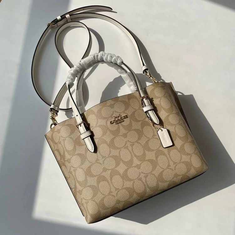 2025新款寇家25茉莉托特包复古老花单肩斜挎手提通勤女包