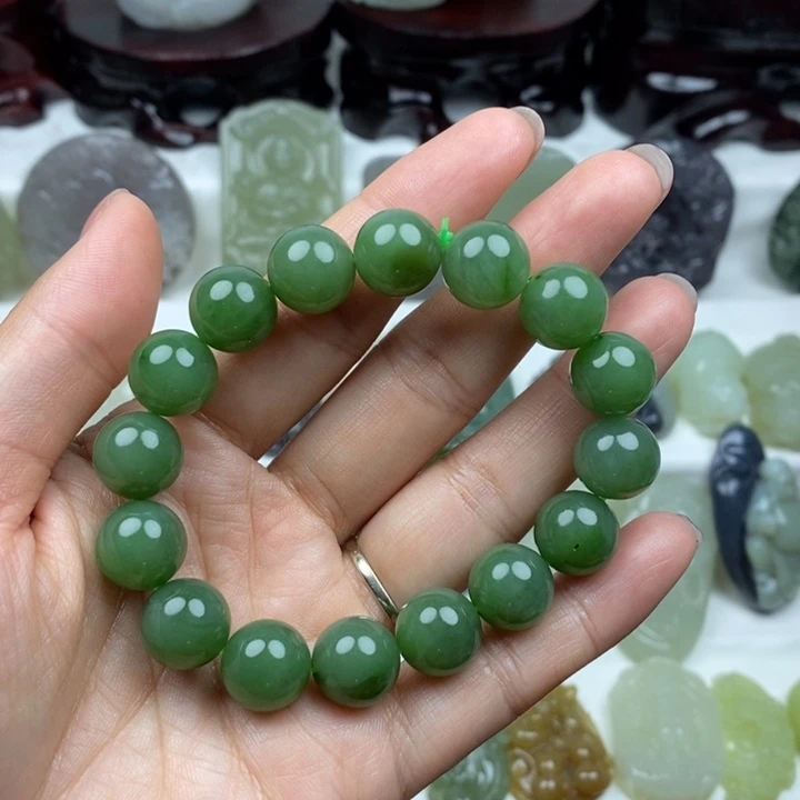 和田玉足银镶嵌颈饰98