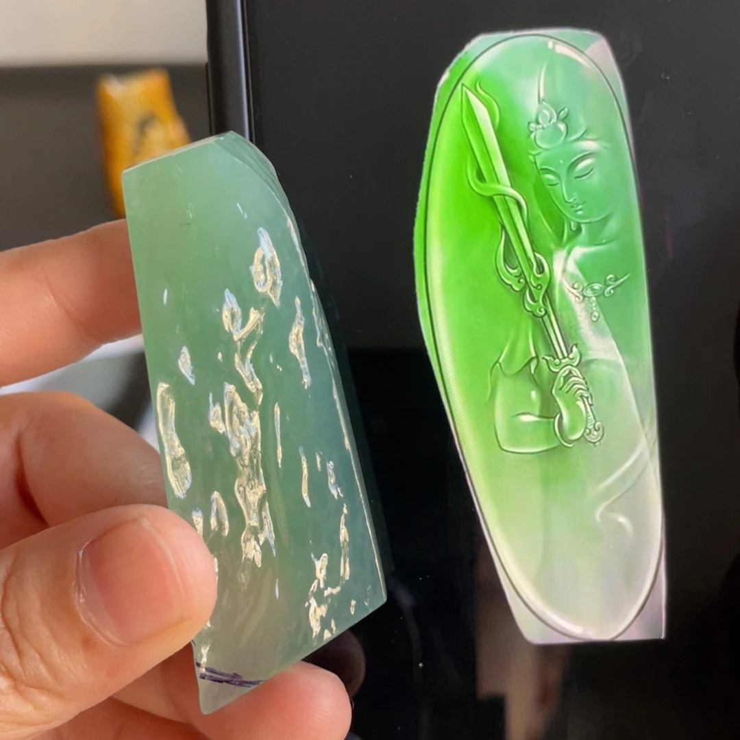 定制翡翠未镶嵌包工