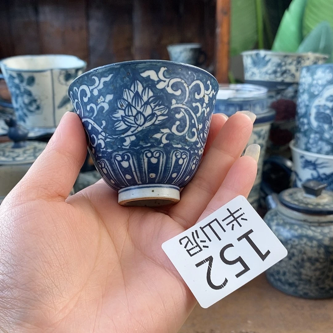 手工手绘青花高温陶瓷