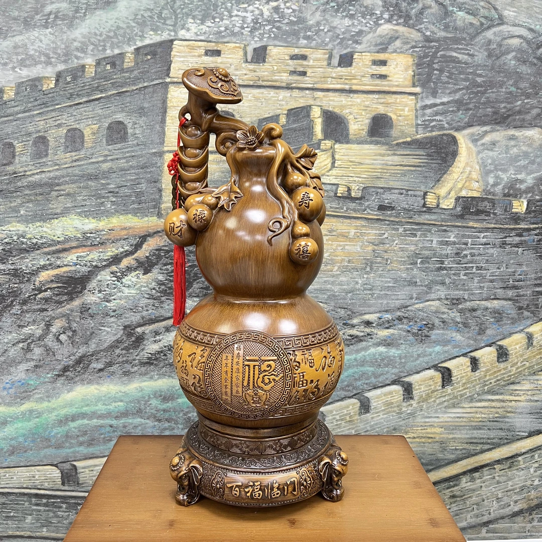 大号百福如意葫芦轻奢家居装饰摆件适合客厅玄关摆放