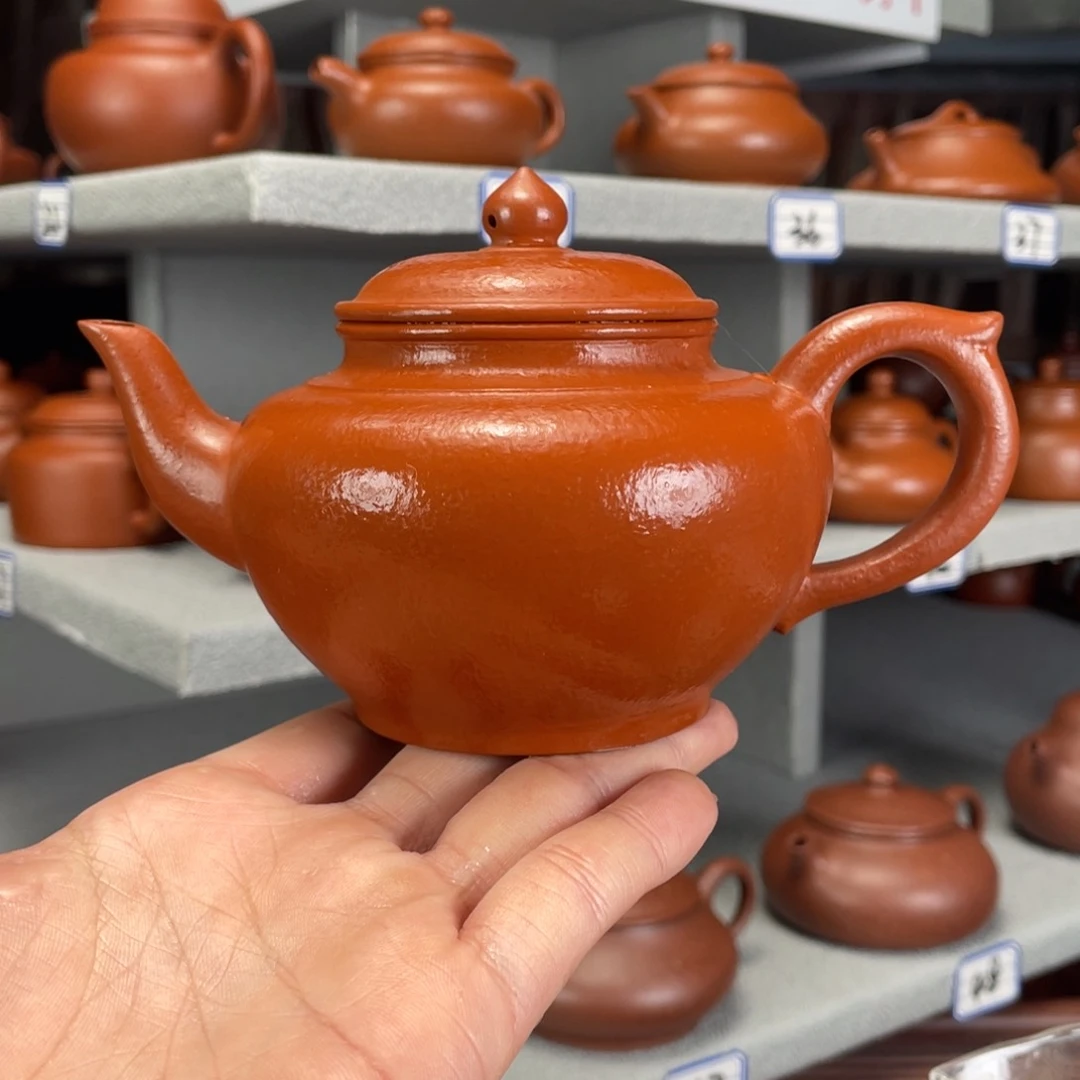 茶壶紫砂小煤窑朱泥全手工300毫升