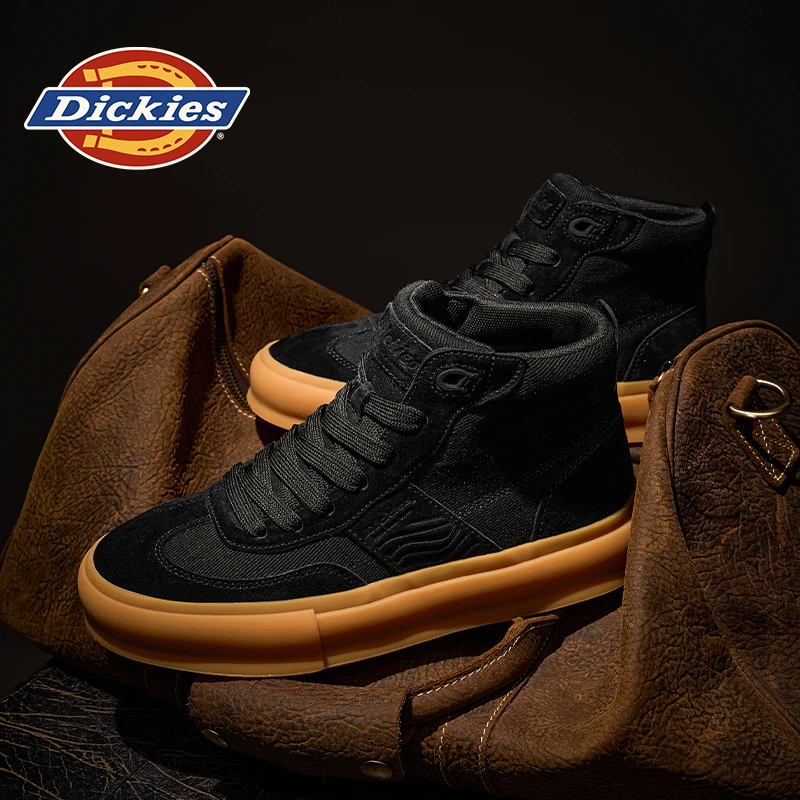 Dickies男鞋2025新款冬季透气高帮德训鞋时尚休闲鞋百搭潮流板鞋