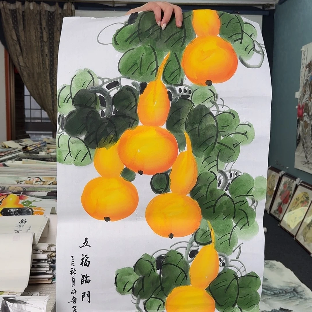 纯手绘国画作品作品
