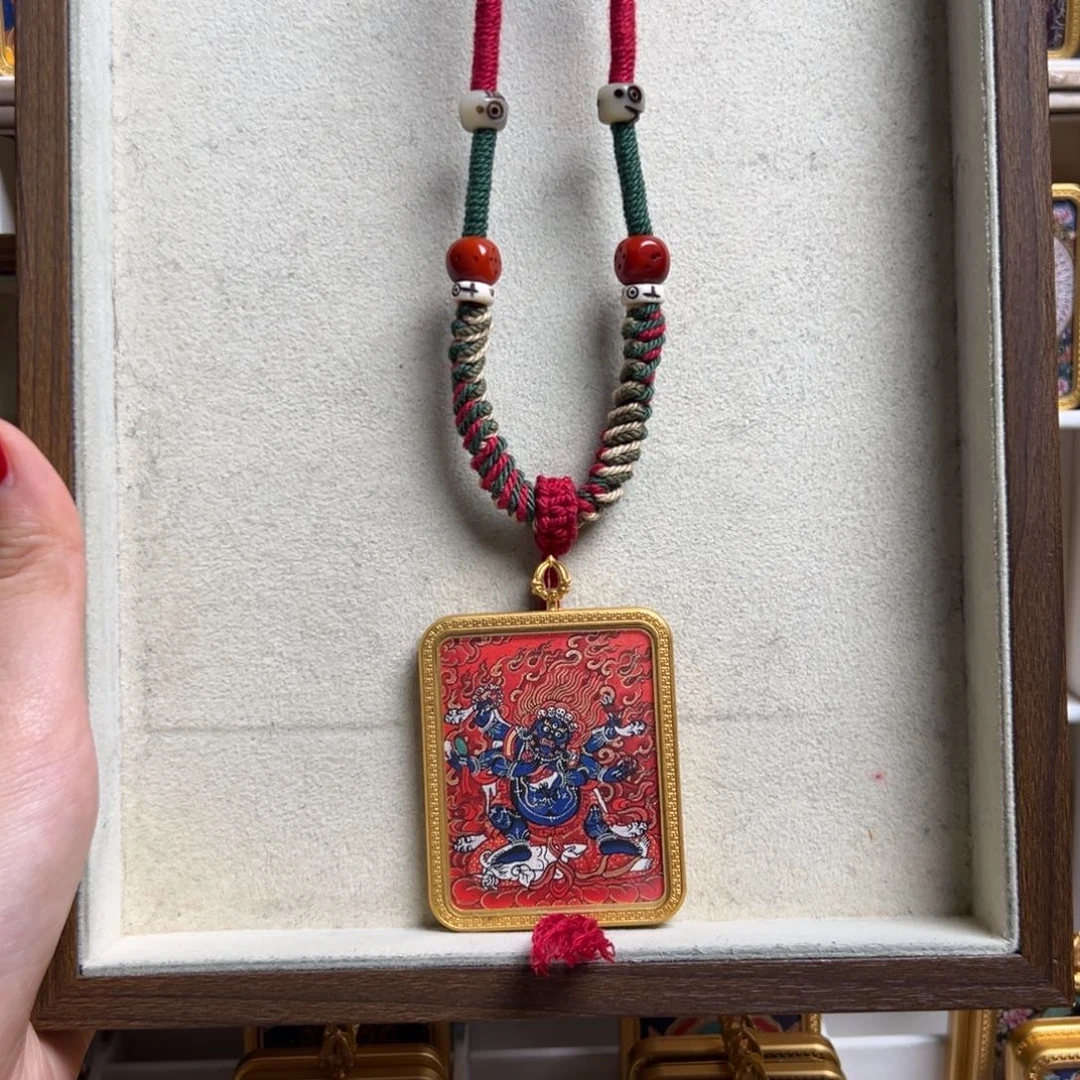 曌***兒吊坠大黑天单面定制