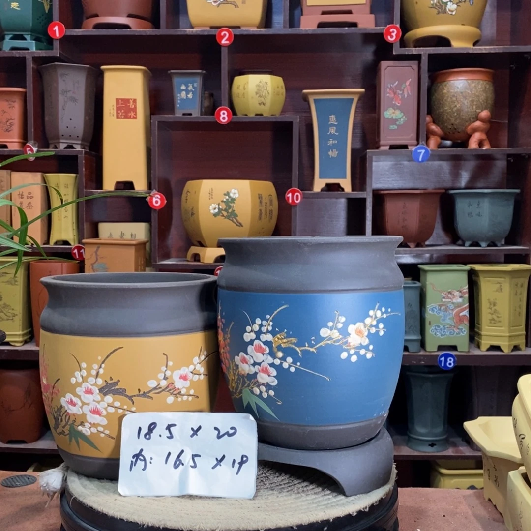 紫砂花盆紫砂花盆