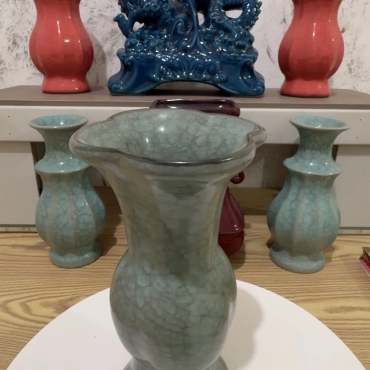 瓷片手工制作陶瓷摆件