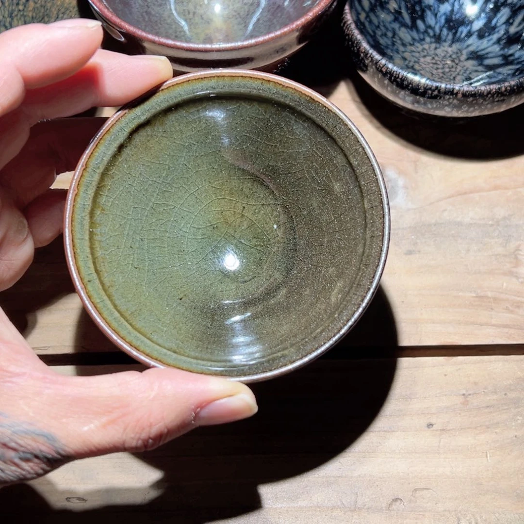 茶盏老木头柴烧建盏精选18