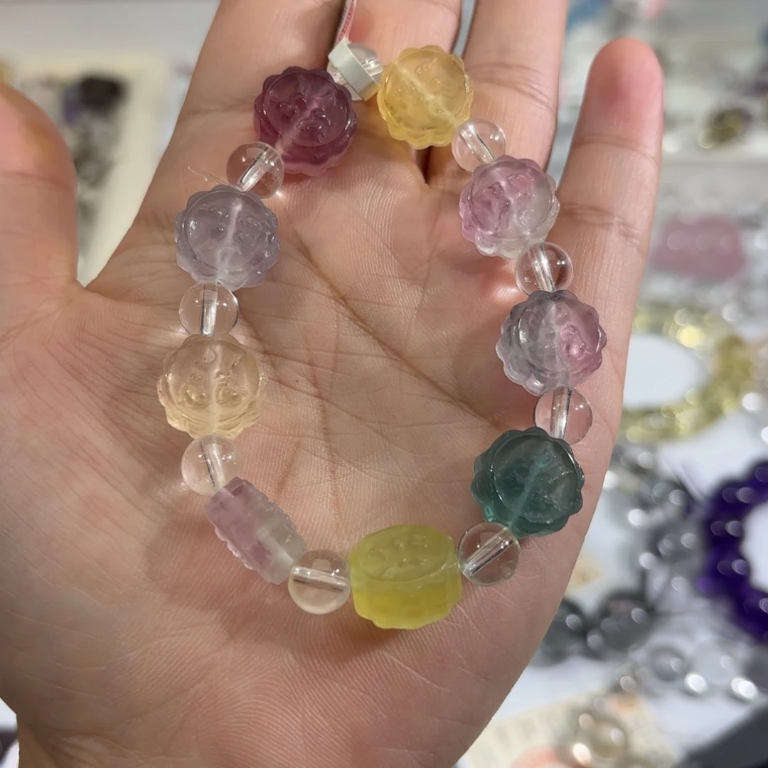 水晶手链未镶嵌萤石