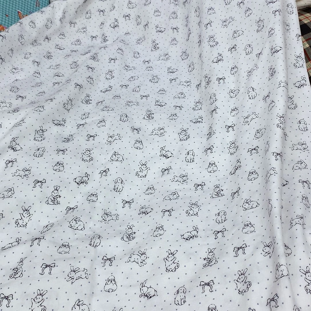 全棉2.5米宽磨毛小兔