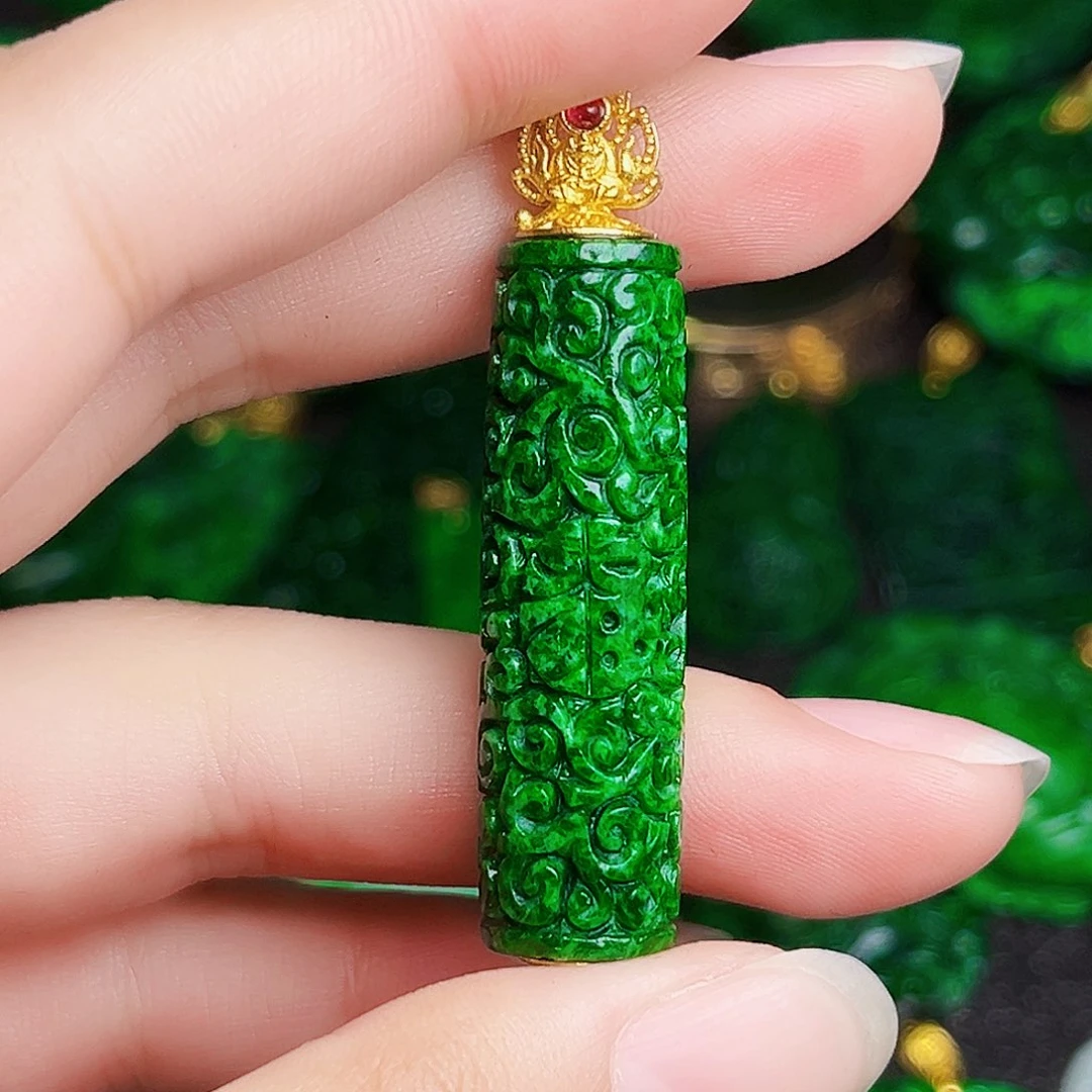 颈饰银S925镶嵌翡翠多样性