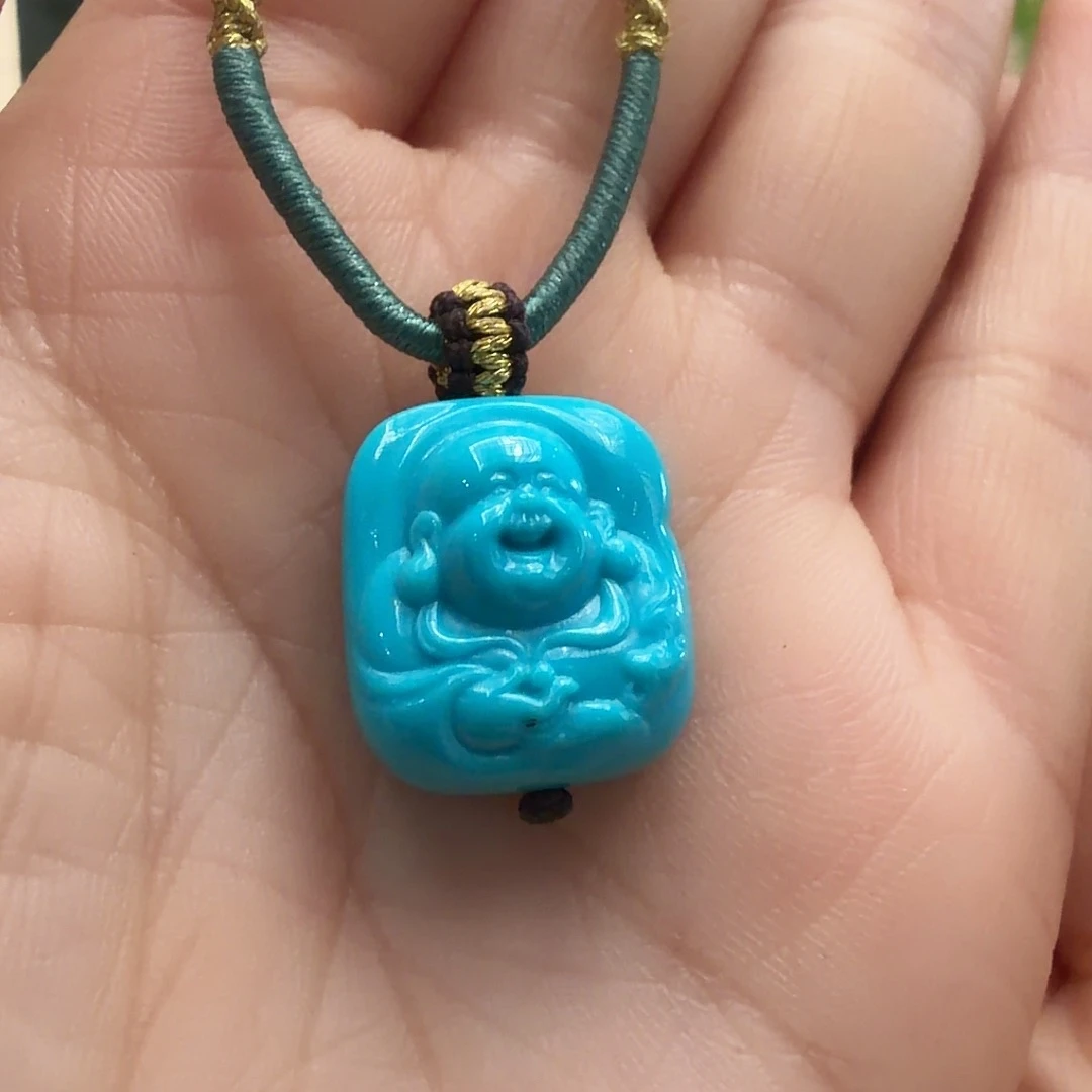 绿松石未镶嵌颈饰