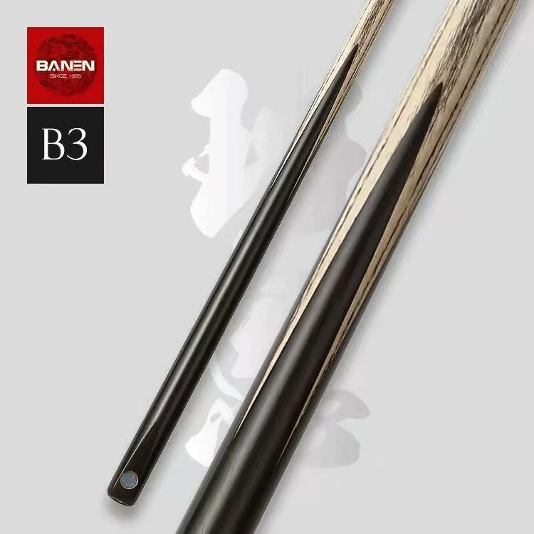 班恩(BANEN）B3台球杆小头杆入门级别中式八球通体手工杆